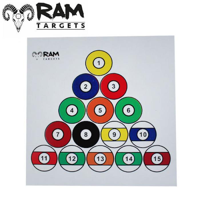RAM - RAM Pool Schietkaart 14x14cm